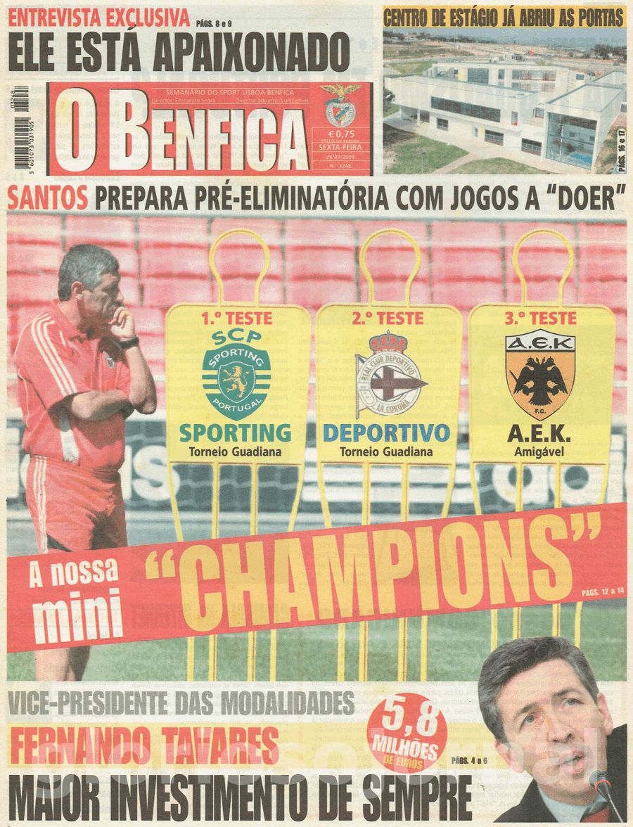 jornal o benfica 3248 2006-07-28